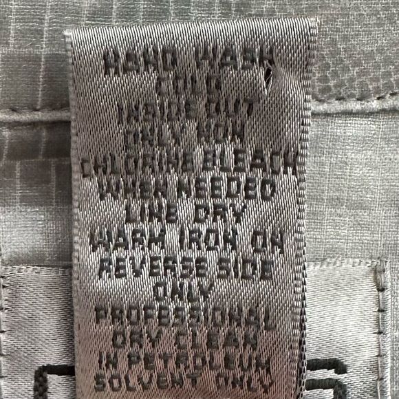 Chico’s Silver Metallic Embroidered Button Down Shacket Jacket - Picture 11 of 13